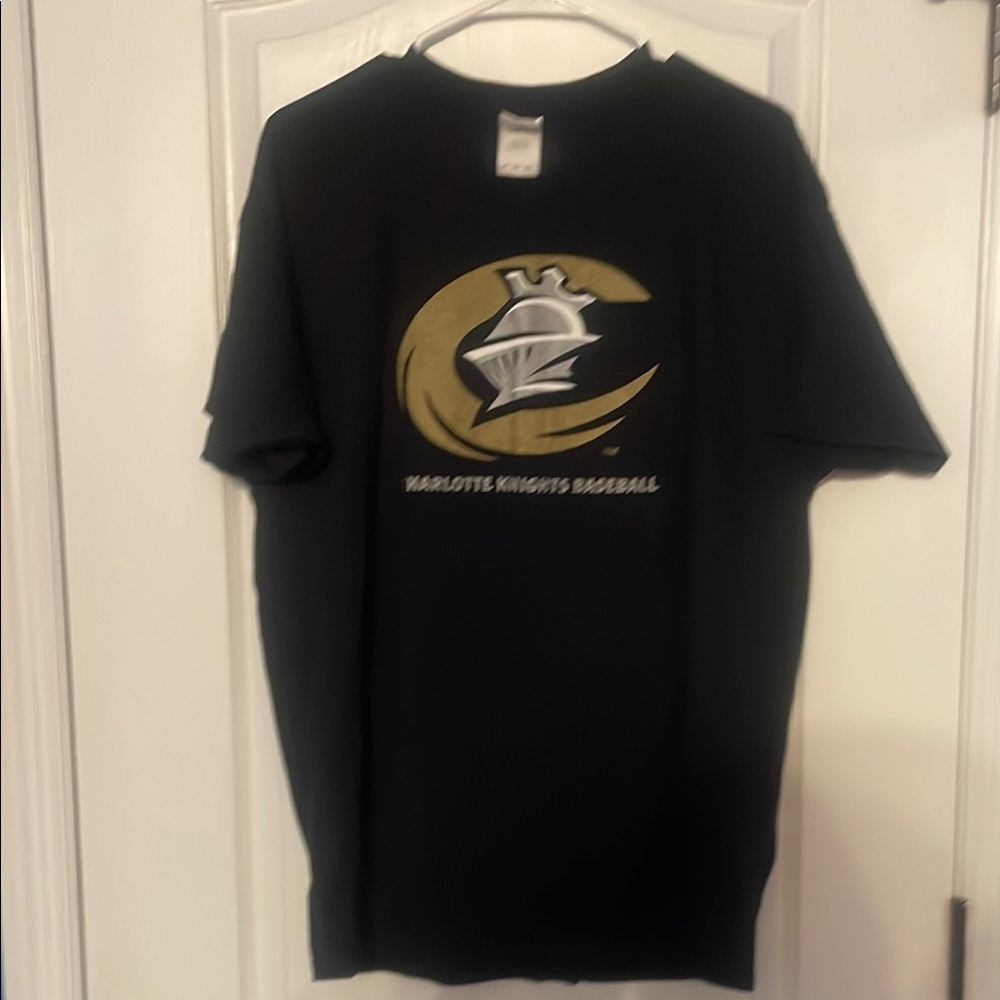 Charlotte Knights Baseball Black T-Shirt